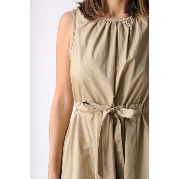 Xirena Rhiannan Dress in Birch Sleeveless Drawstring Tie Pockets Size Medium - Picture 3 of 11
